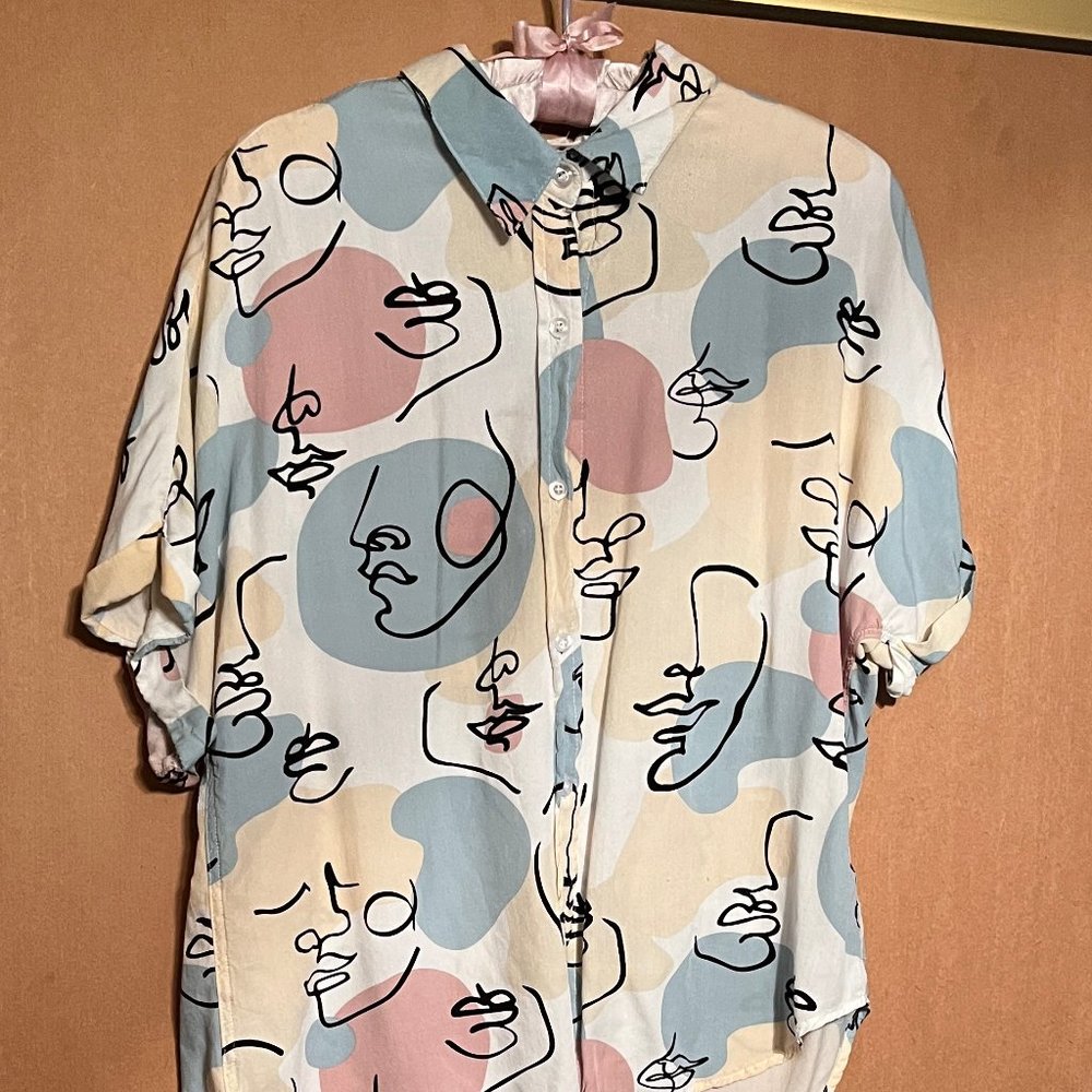 Vintage 80's button up shirt